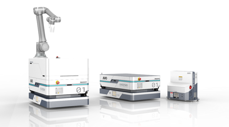 xcsports數位開發的自主式移動機器人（AMR250M），搭配全向輪並結合AI演算法、2D LiDAR、3D攝影機等技術，協助客戶實現產線全自動化